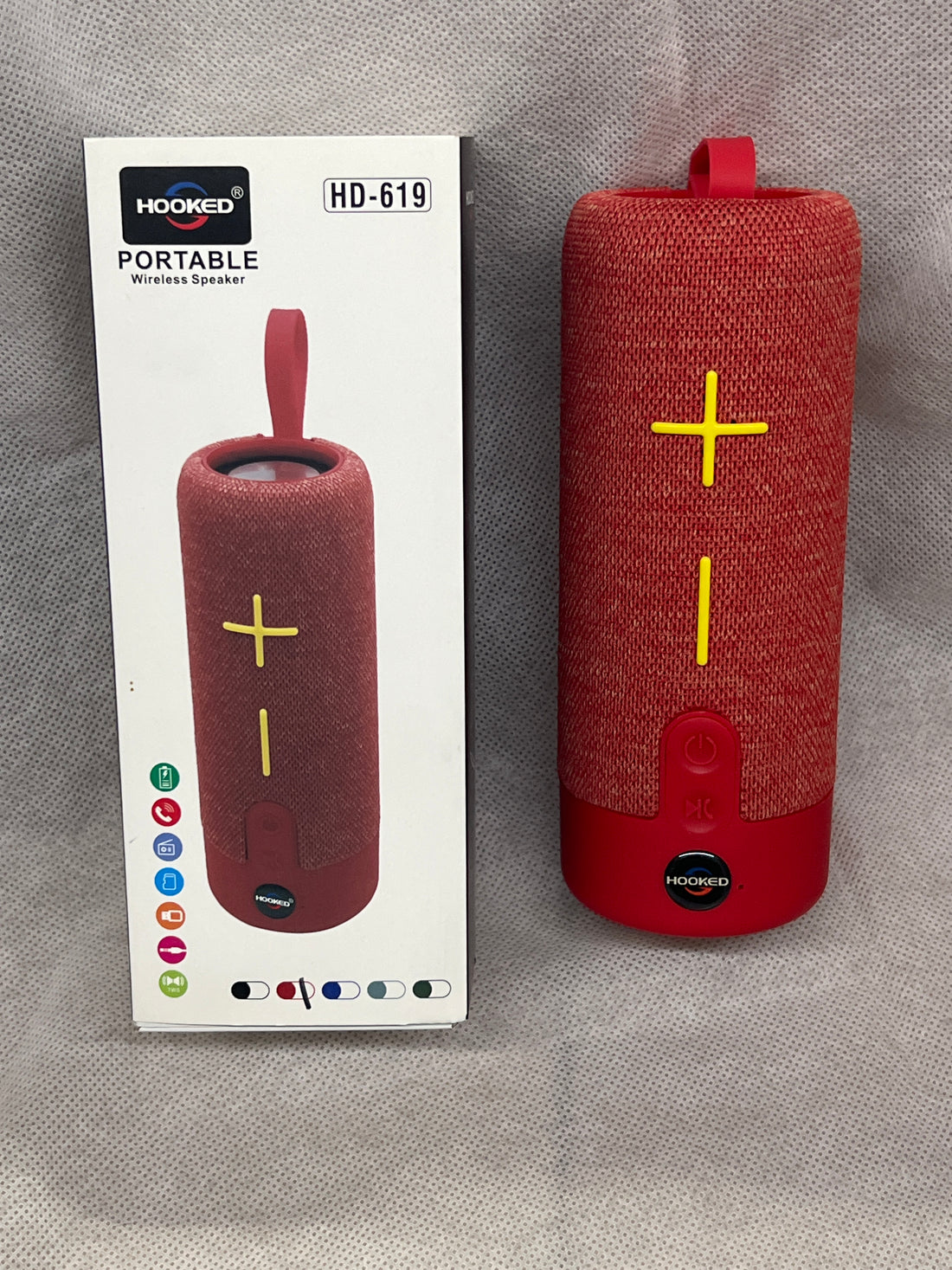 Hooked HD-619 Portable Wireless Speaker