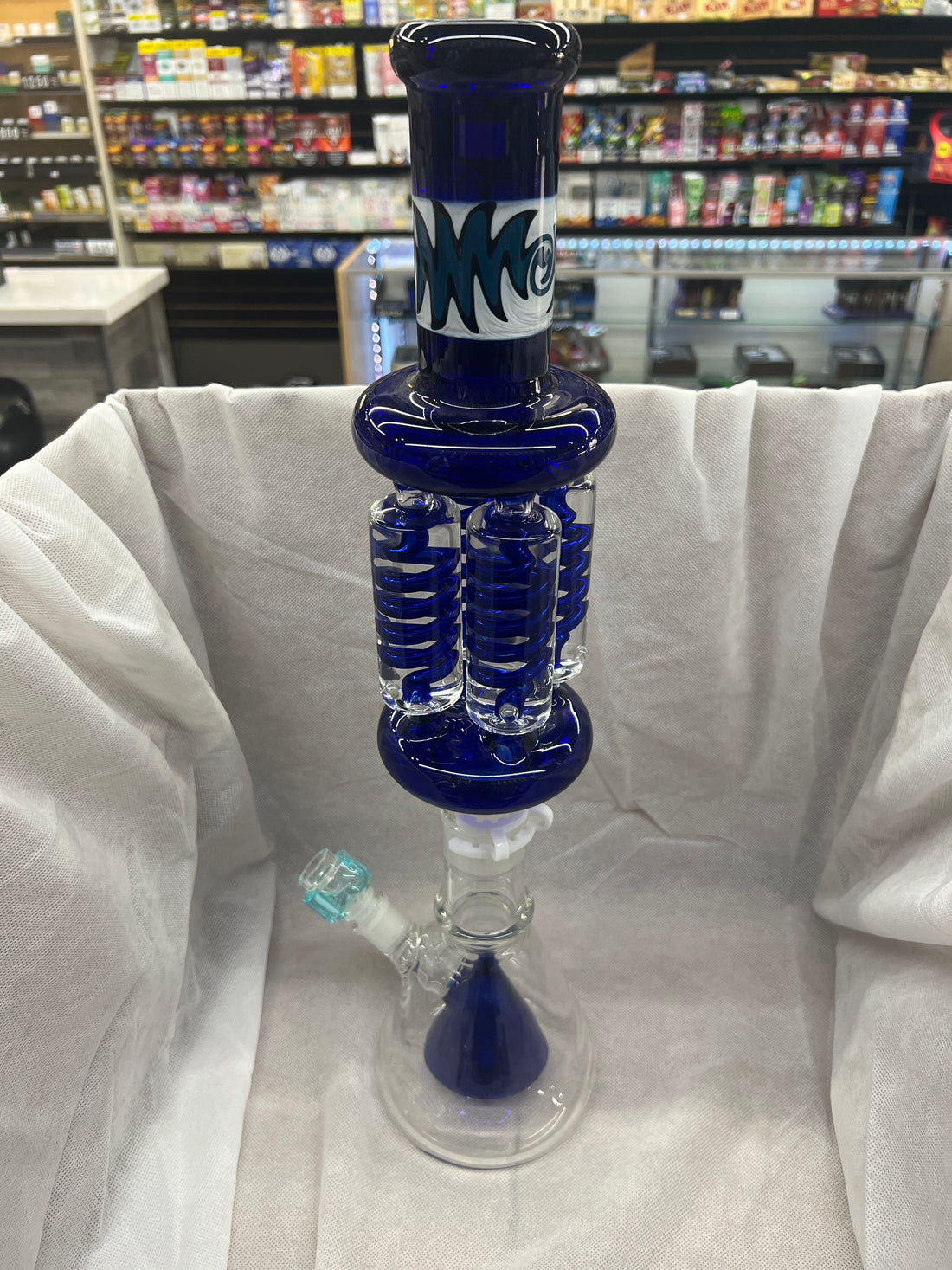 4 Cylinder Glass Bong