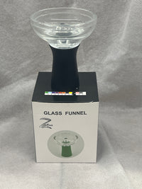 Zebra Smoke Glass Funnel