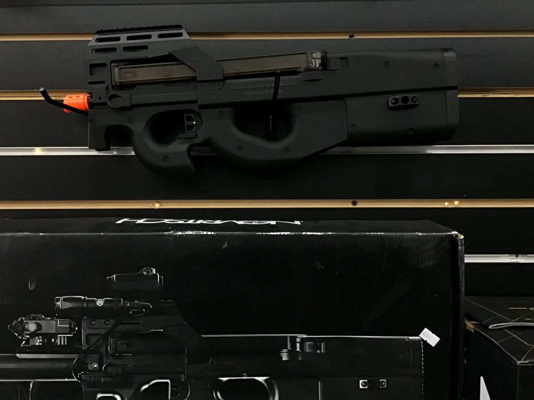P90 style air-rifle