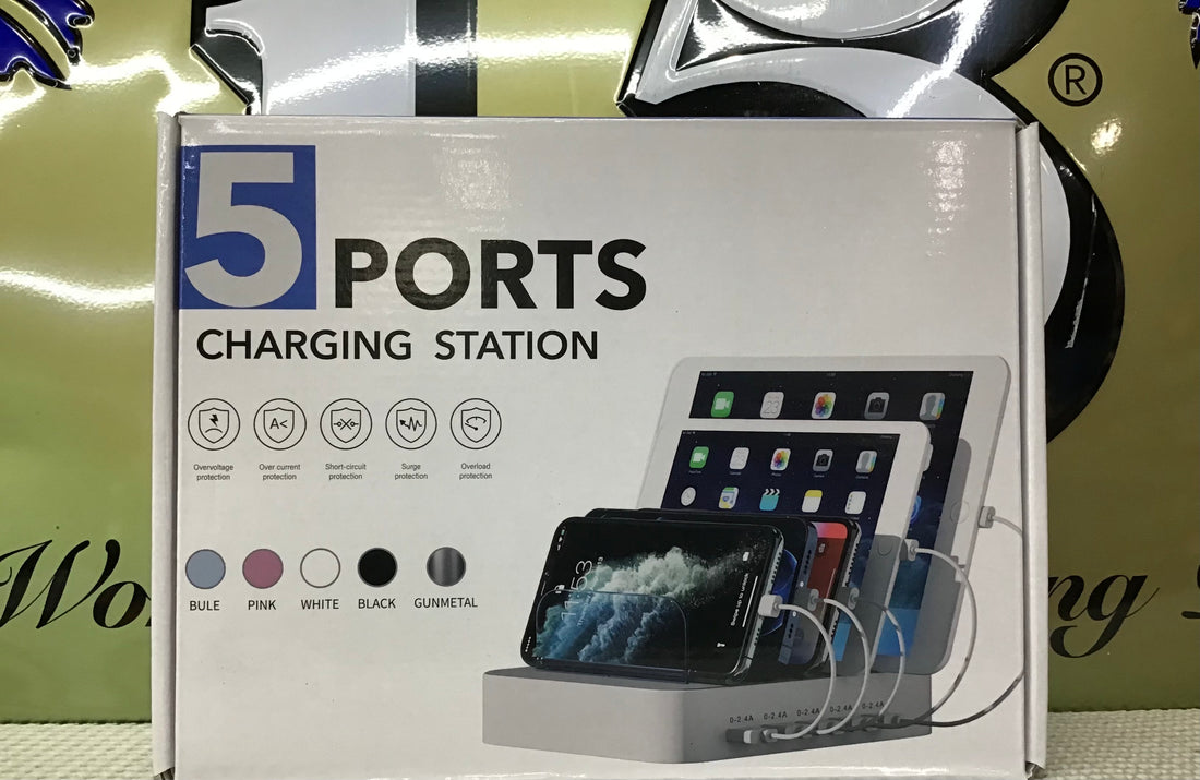 5 PORTS CHARGING STATION