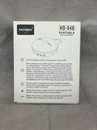 Hooked HD-648 Wireless Portable Speaker
